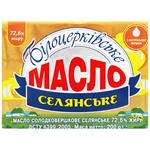 Масло Білоцерківське Селянське солодковершкове 72,6% 200г
