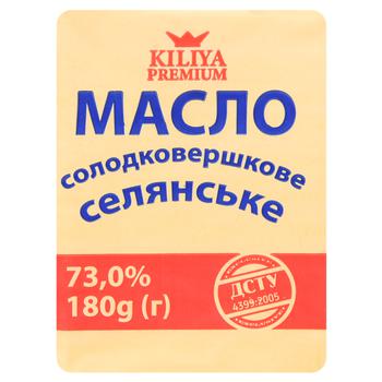 Масло Килия Крестьянское Премиум 73% 180г - купить, цены на Таврия В - фото 1