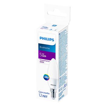 Philips Ecohome LED Bulb 5W 500Lm E14 - buy, prices for ULTRAMARKET - photo 1