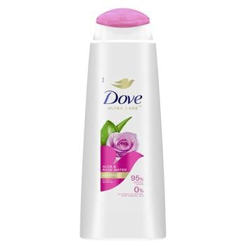 Шампунь Dove Ultra Care з алое та трояндовою водою 400мл - купити, ціни на ULTRAMARKET - фото 1