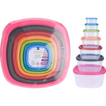 Excellent Houseware Containers Set 0.225-5.5l 7pcs