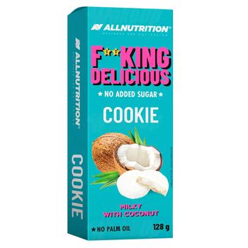 AllNutrition Milk and Coconut Flavored Cookies 128g - buy, prices for NOVUS - photo 1