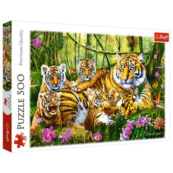 Trefl 500 Family of Tigers Puzzle - buy, prices for COSMOS - photo 1