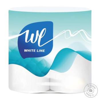 White Line 3-ply Toilet Paper 4pcs - buy, prices for Vostorg - photo 1