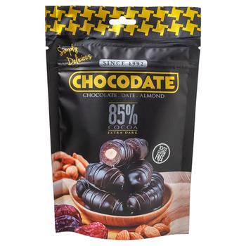 Цукерки Chocodate Ексклюзив Екстра чорний шоколад 85% 100г