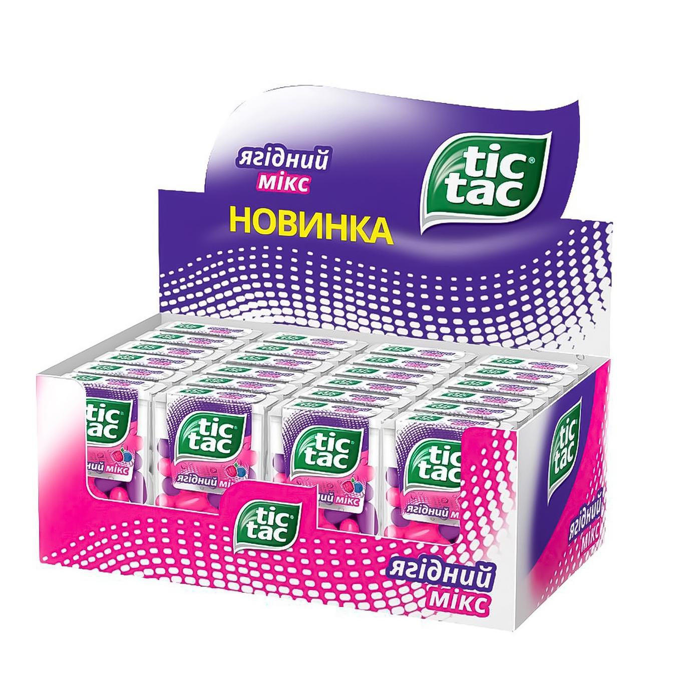 

Драже Tic Tac Ягодный микс 16г