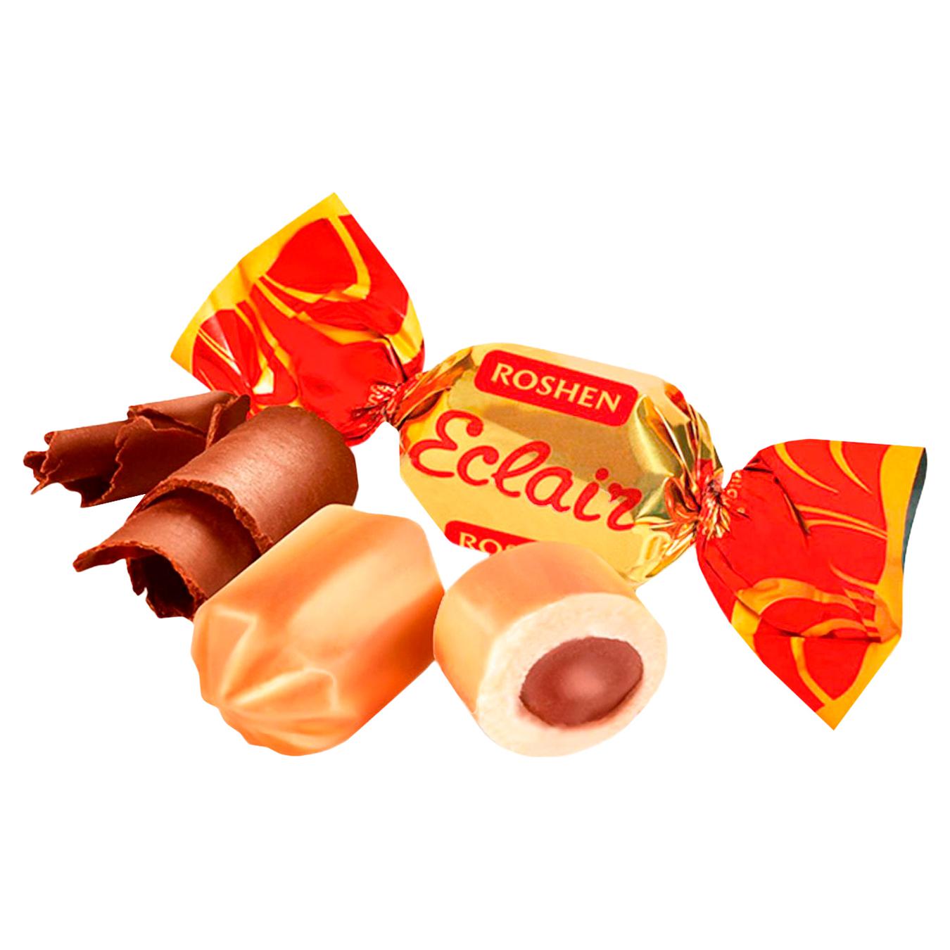 

Конфеты Roshen Эклер карамельные с шоколадной начинкой весовые