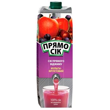 Pryamosok Multifruit juice 1l - buy, prices for Tavria V - photo 1