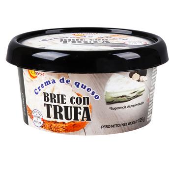 Spanish Cheese Brie Cheese with Truffle 45% 125g - buy, prices for NOVUS - photo 1