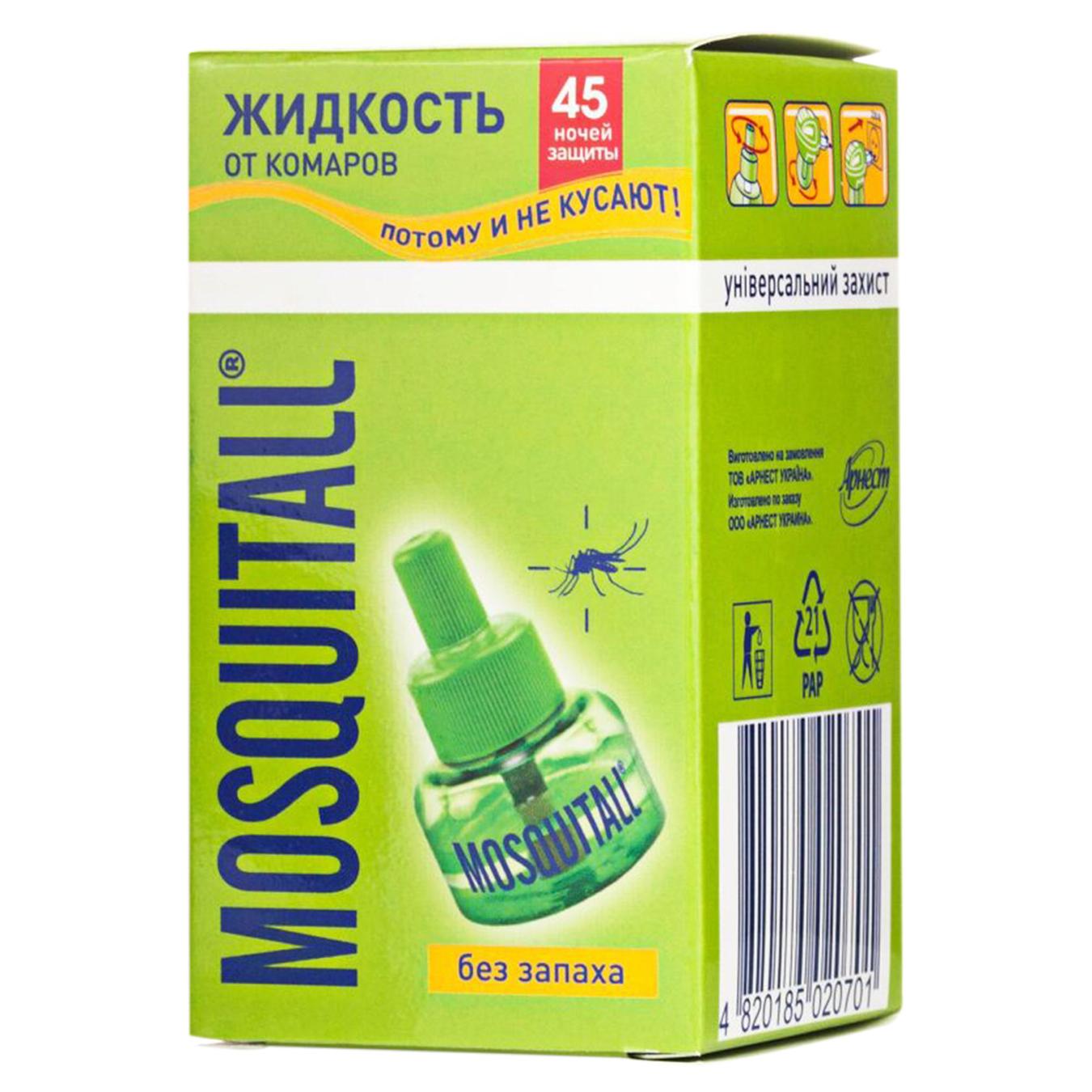 

Жидкость Mosquitall для защиты от комаров 45 ночей 30мл