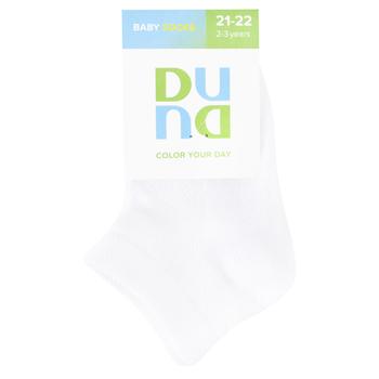 Шкарпетки дитячі Duna р.12-14 білий - купити, ціни на КОСМОС - фото 1