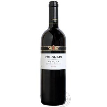 Wine red dry 13% 750ml glass bottle - buy, prices for MegaMarket - photo 1