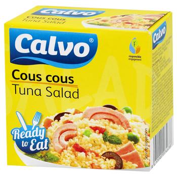 Салат Calvo кус-кус з тунцем 150г