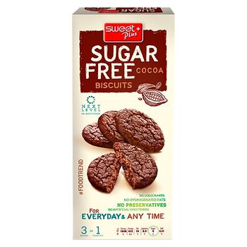 Sweet Plus Cookies with Cocoa without Sugar with Sweetener 100g - buy, prices for Tavria V - photo 1