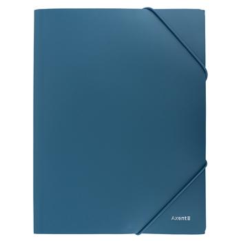 Axent А4 Earth Colors Blue Folder with Elastic Bands