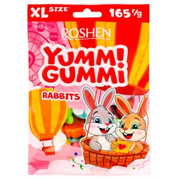 Roshen Yummi Gummi Rabbits Jelly Candies 165g
