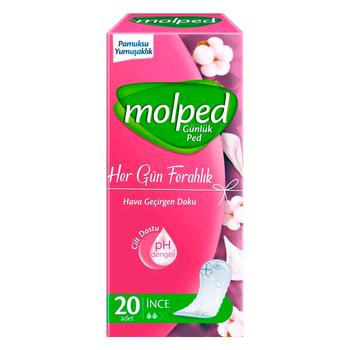 Прокладки Molped Everyday Freshness Deo щоденні 20шт - купити, ціни на Auchan - фото 1