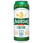 Пиво Львівське Світле 4,3% 0,5л