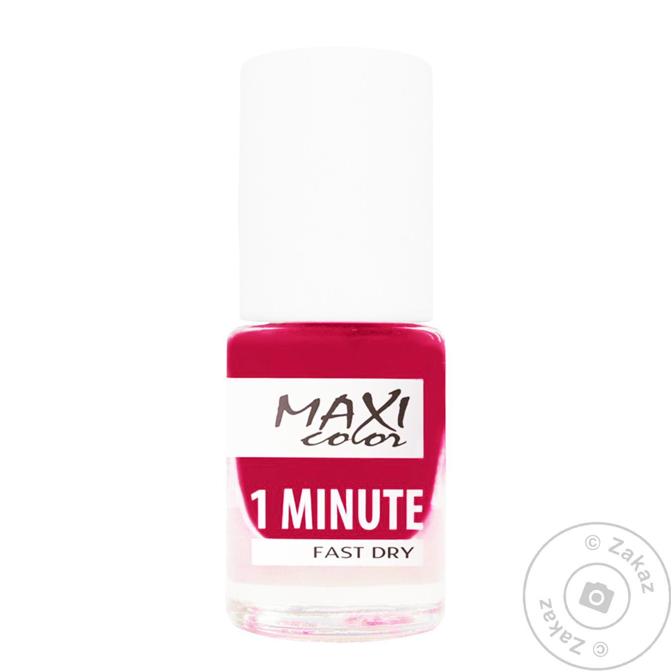 

Лак д/нігтів Maxi color 6 мл One minute 041