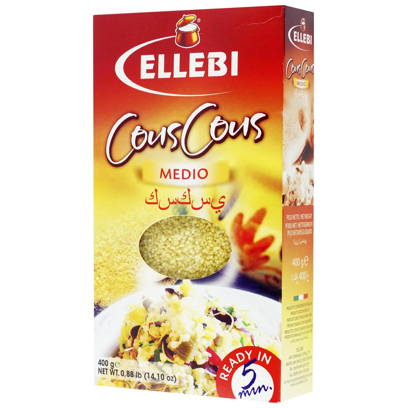 

Кус-кус Ellebi Medio из твердых сортов пшеницы 400г