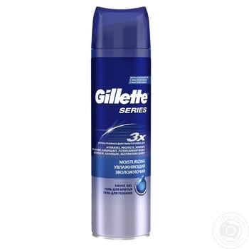 Гель для бритья Gillette Series Moisturizing Увлажняющий 200мл - купить, цены на METRO - фото 8