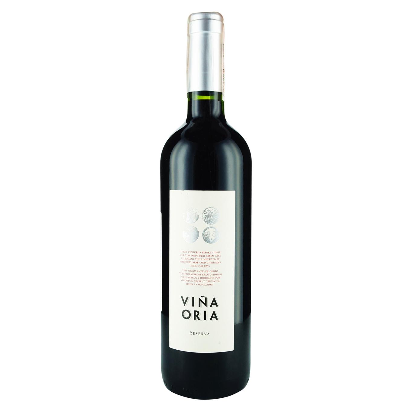

Вино Vina Oria Reserva красное сухое 13.5% 0.75л