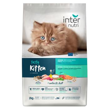 Корм для котят Internutri Tasty Kitten Сбалансированный для всех пород 2кг - купить, цены на Таврия В - фото 1