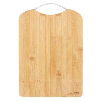 Eurogold Bamboo Cutting Board with Aluminum Handle 33x24x1.7cm - buy, prices for Ideal - photo 1