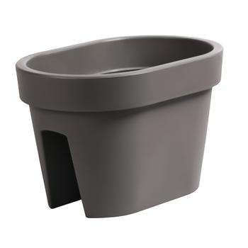 Prosperplast Lofly Railing Pot 40cm Dark Grey - buy, prices for Tavria V - photo 1