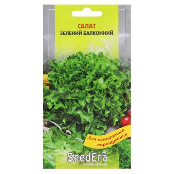 Насіння Seedera Овочі Кімнатні Салат балконний зелений 1г