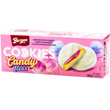 Печенье Bergen Cookies Candy Floss 128г