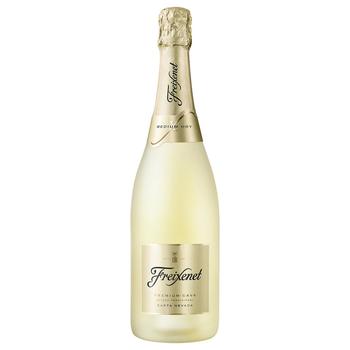 Вино игристое Freixenet Carta Nevada Premium Cava белое полусладкое 11,5% 0,75л - купить, цены на NOVUS - фото 1