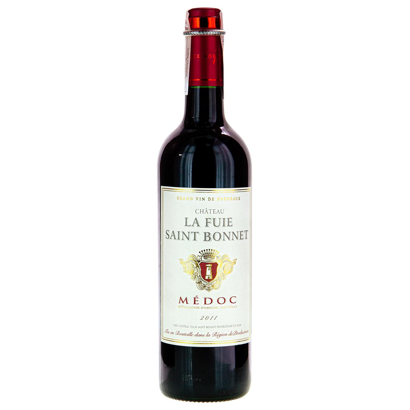 

Вино Chateau La Fuie S.Bonnet красное сухое 0.75л