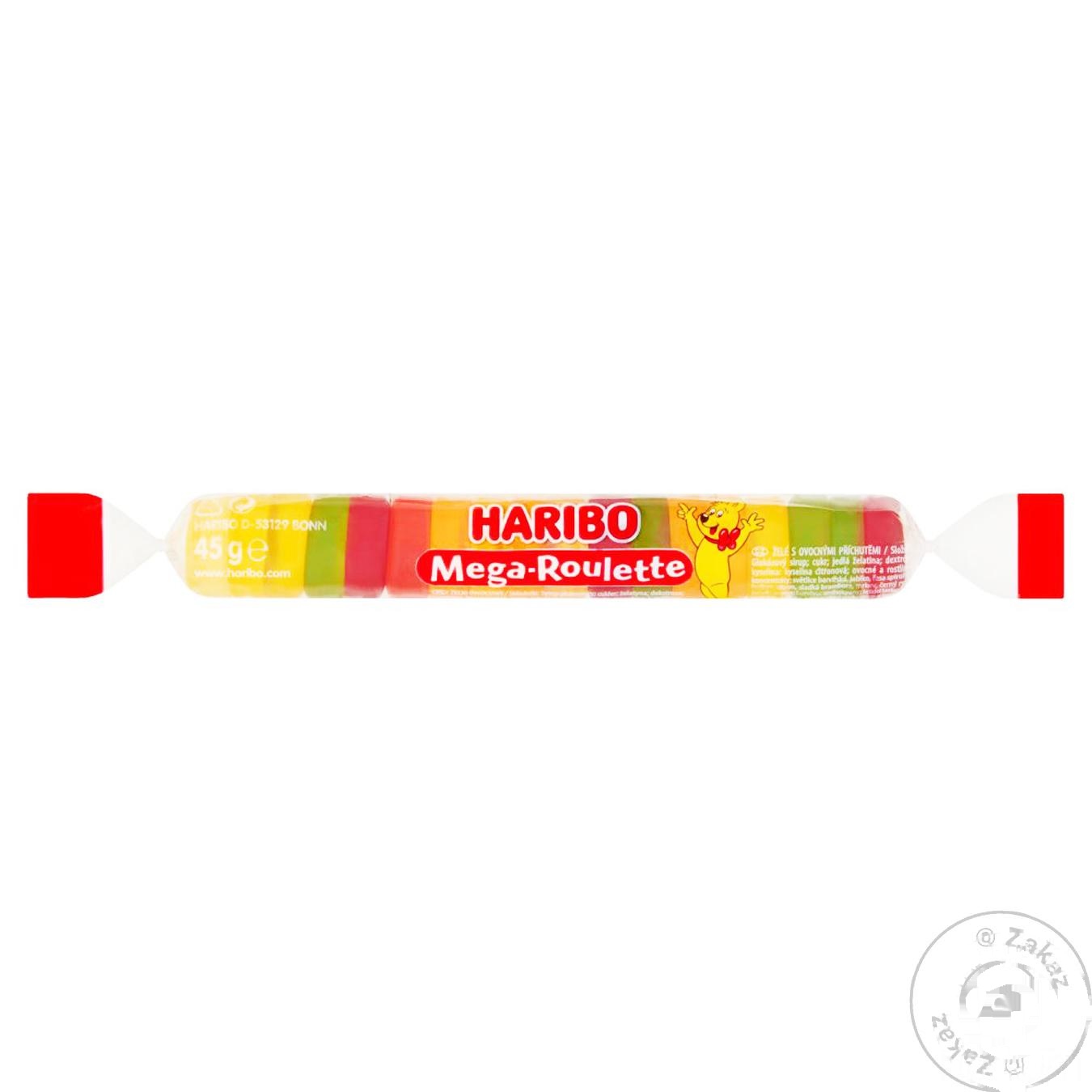 

Конфеты Haribo мега рулет жевательные 45г