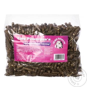 Корм Мій Пухнастик Сіно різнотрав'я 450г - купити, ціни на Таврія В - фото 1