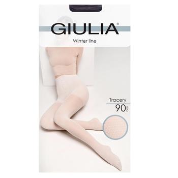 Колготы женские Giulia Tracery 90 Den р.4 Vintage Grape