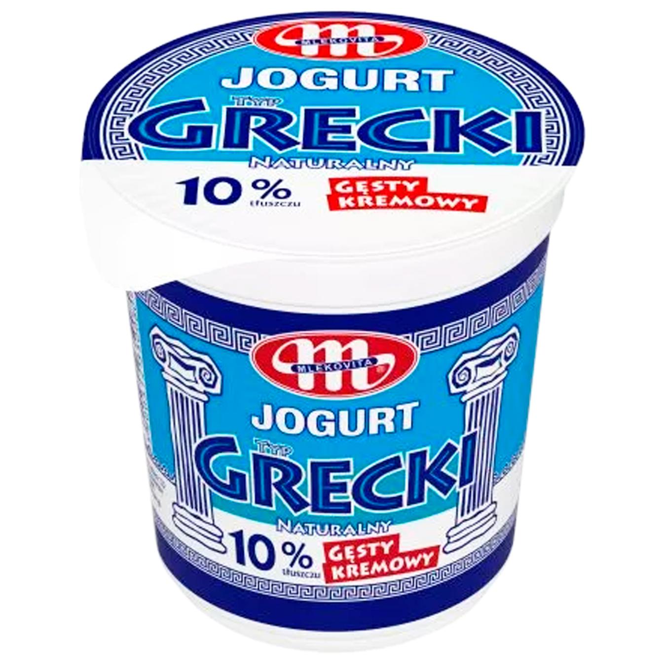 

Йогурт Mlekovita Греческий натуральный 10% 400г