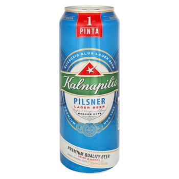 Пиво Kalnapilis Pilsner світле 4,6% 0,568л - купити, ціни на МегаМаркет - фото 1