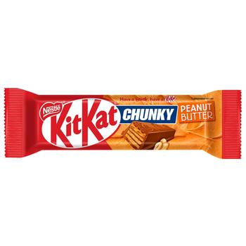 NESTLÉ® KITKAT® Chunky Waffle Bar in Milk Chocolate with Peanut Paste 42g