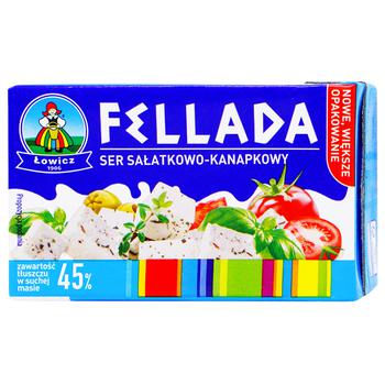 Сир м'який Fellada розсільний 45% 270г - купити, ціни на - фото 1