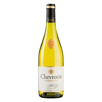 Вино Chevrotin Chardonnay сухое белое 0,75л - купить, цены на КОСМОС - фото 1