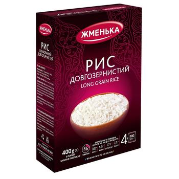 Zhmenka Long-grain Polished Rice in Bags 400g - buy, prices for MegaMarket - photo 2