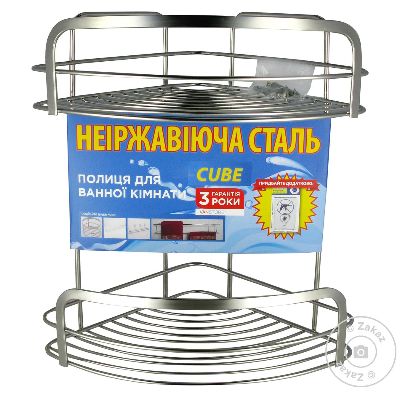 

Поличка кутова 2-ярусна 09650