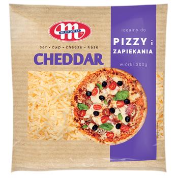 Mlekovita Cheddar Grated Cheese 300g - buy, prices for Auchan - photo 1