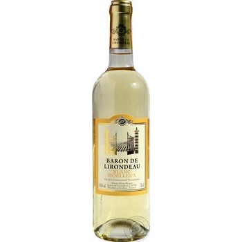 Baron de Lirodeau Semisweet White Wine - buy, prices for MegaMarket - photo 4