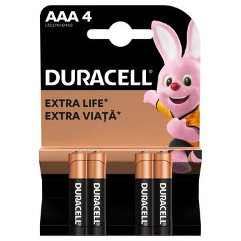 Батарейки Duracell ААА 4шт - купити, ціни на МегаМаркет - фото 2