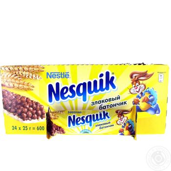 Nesquik Bar with whole cereals 25g 24pcs