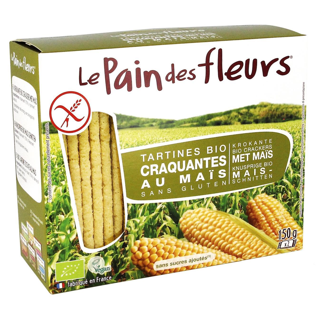 

Хлебцы Le Pain des Fleurs кукурузные органические безглютеновые 150г