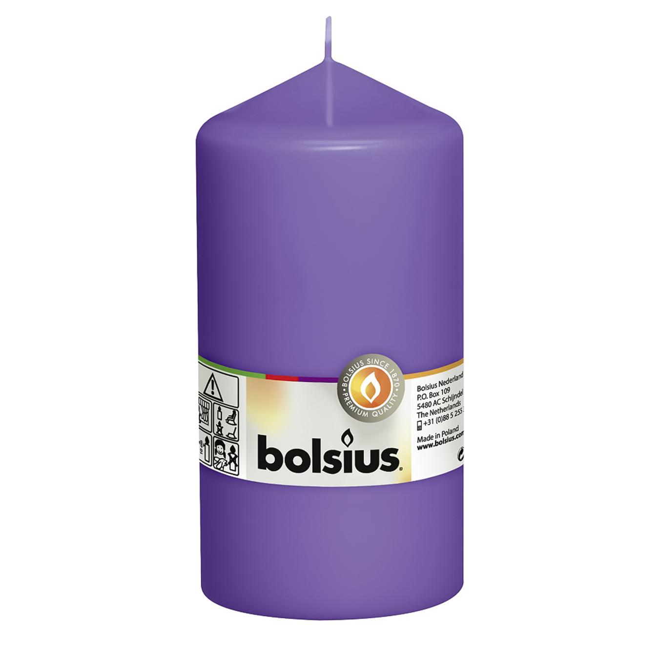 

Свеча Bolsius Ультра-фиолет 130/68 1шт