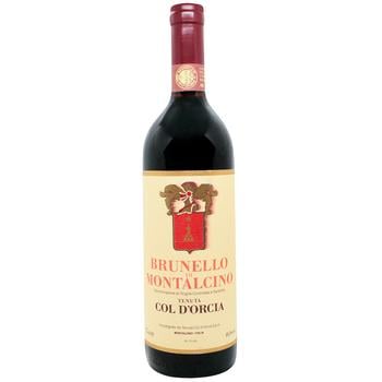 wine sangiovese col d'orcia 13.5% 750ml glass bottle Italy